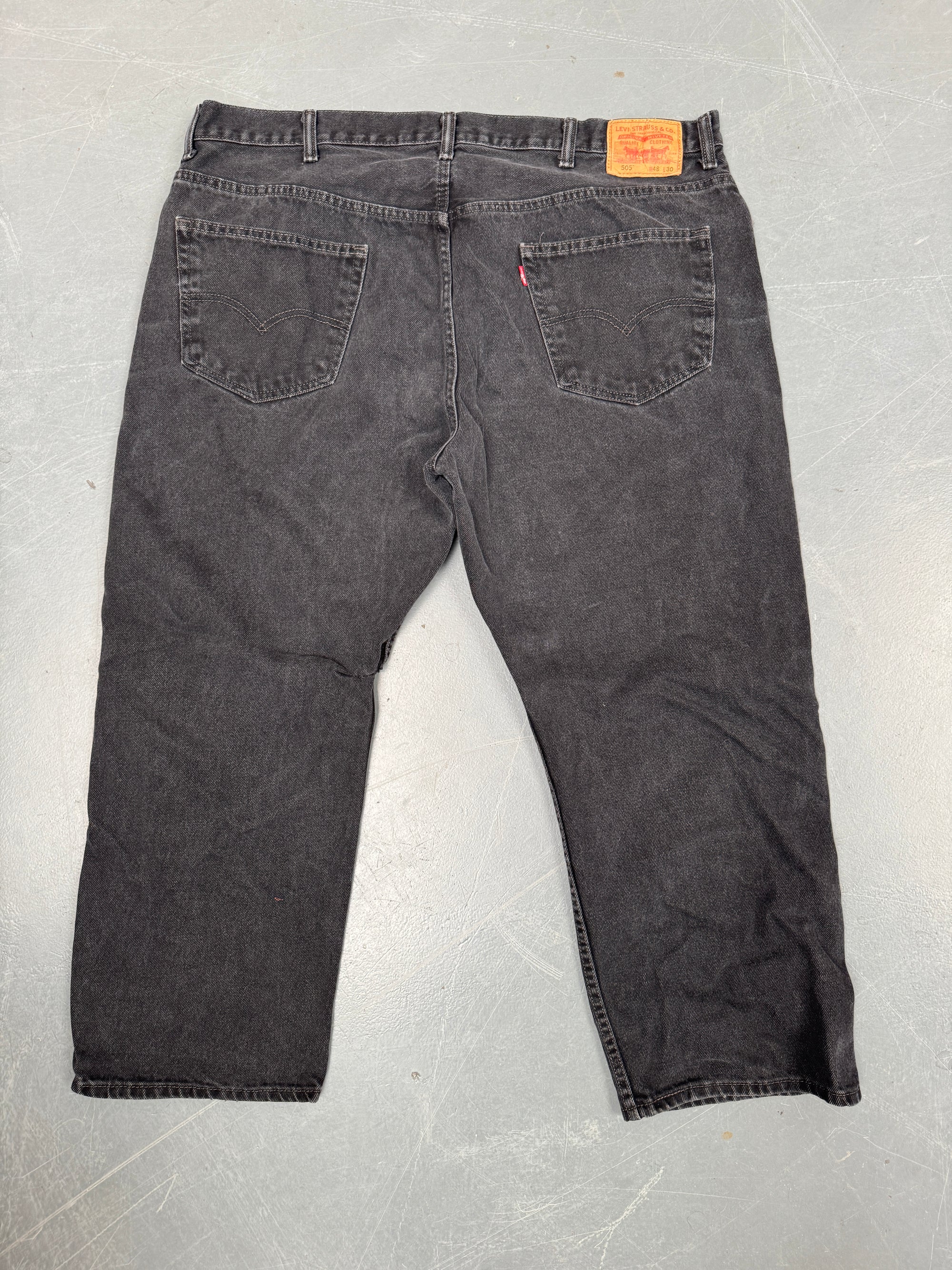 Mens Levis 505 Regular Fit Vintage Jean - W 44 L 27