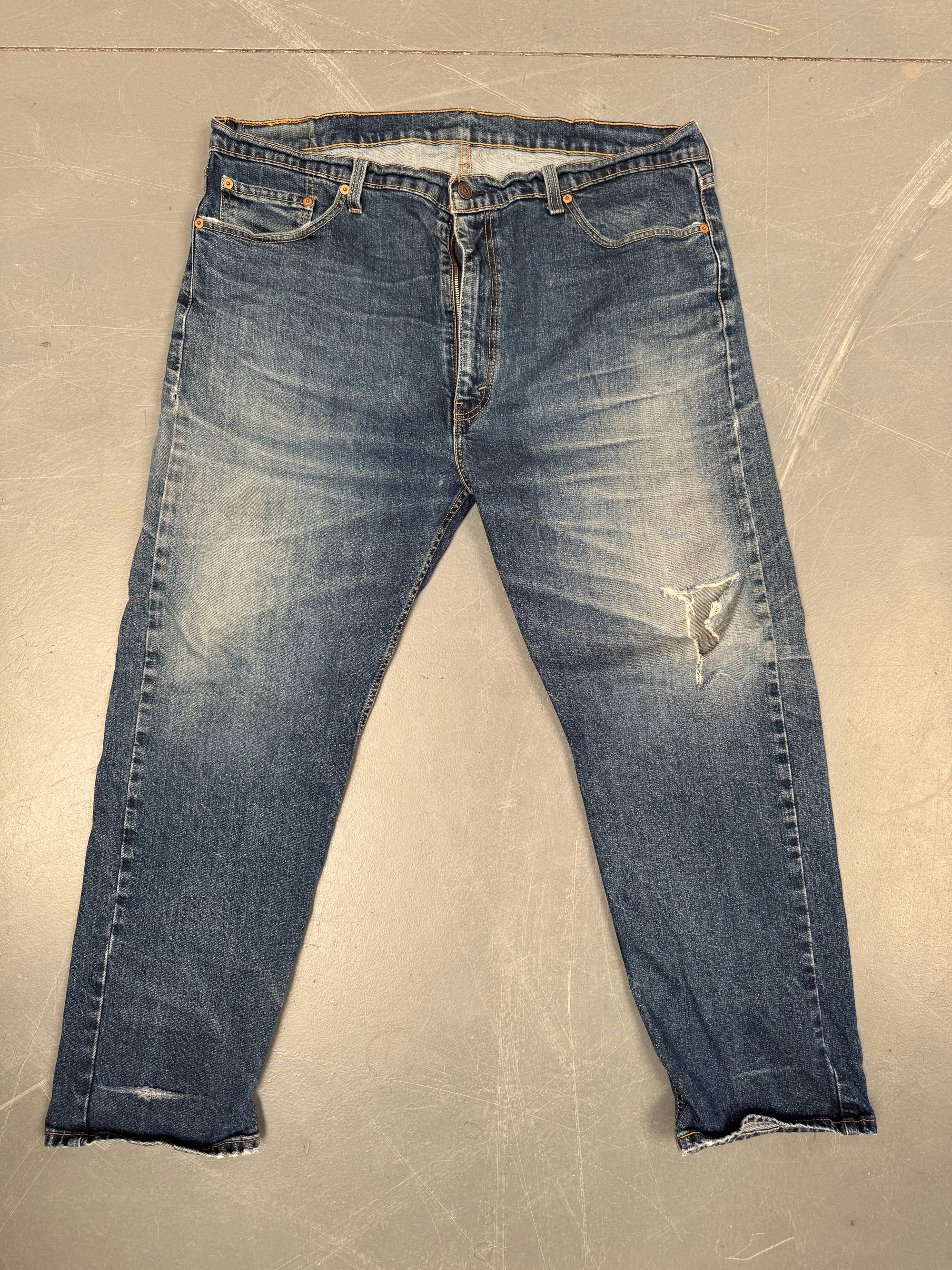 Mens Levis 505 Regular Fit Vintage Jean - W 40 L 28
