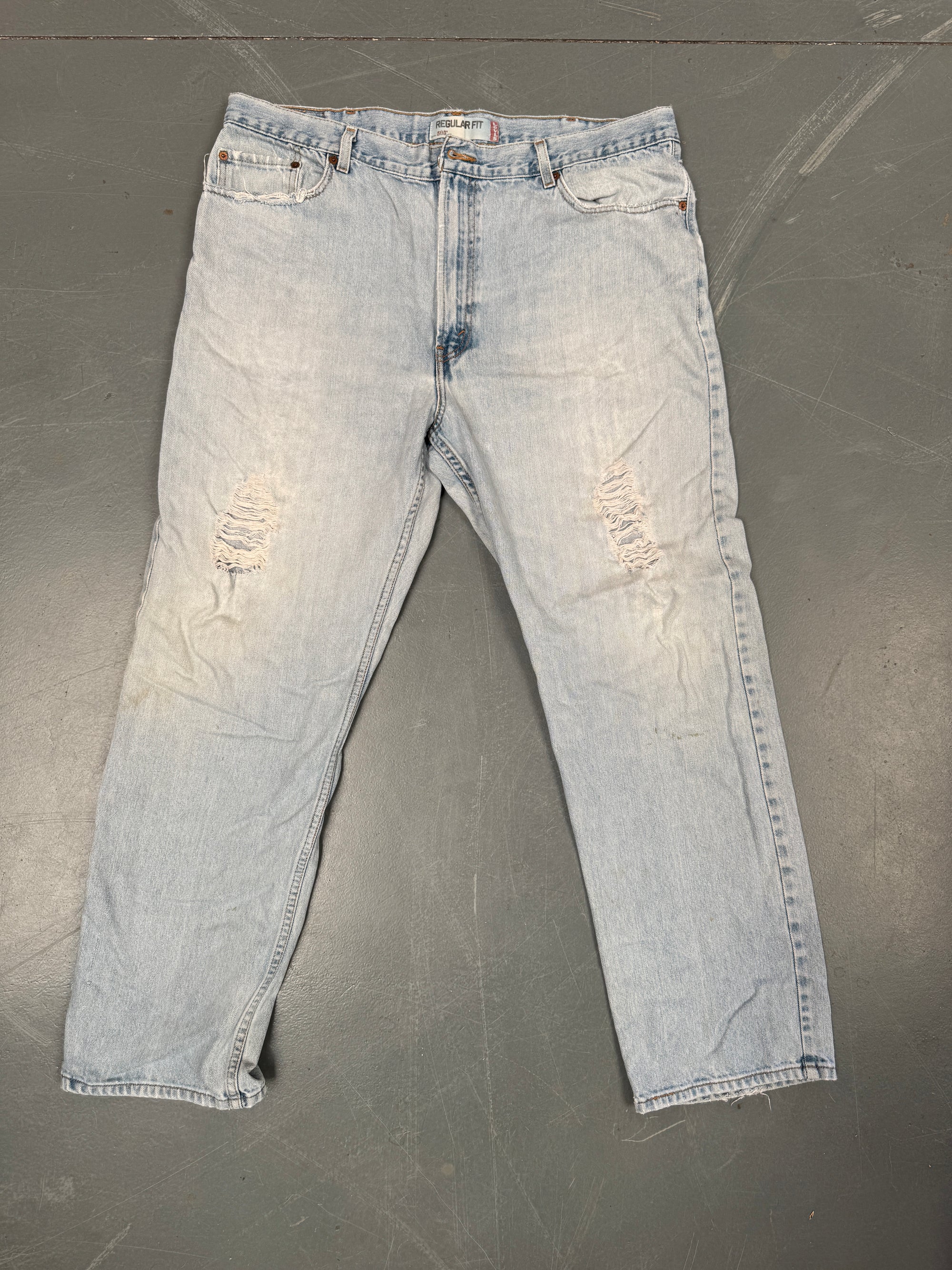 Mens Levis 505 Regular Fit Vintage Jean - W 40 L 31