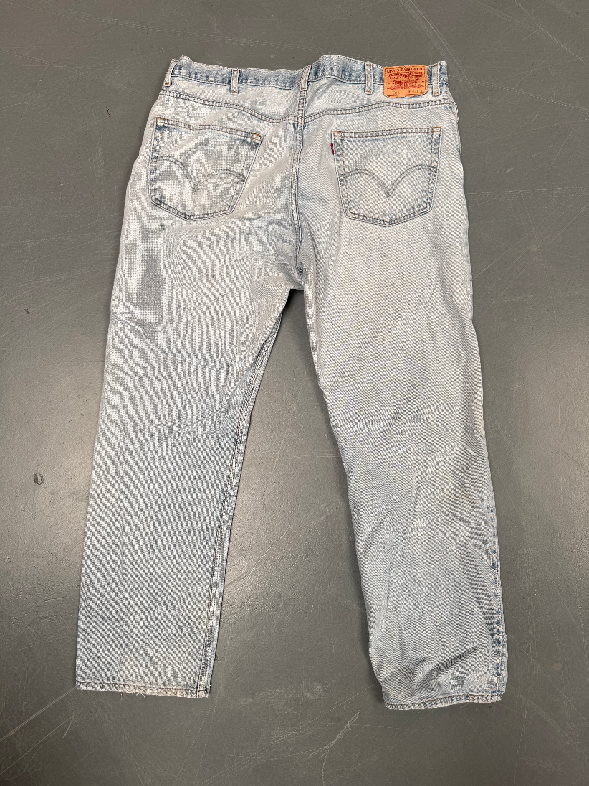 Mens Levis 505 Regular Fit Vintage Jean - W 40 L 31