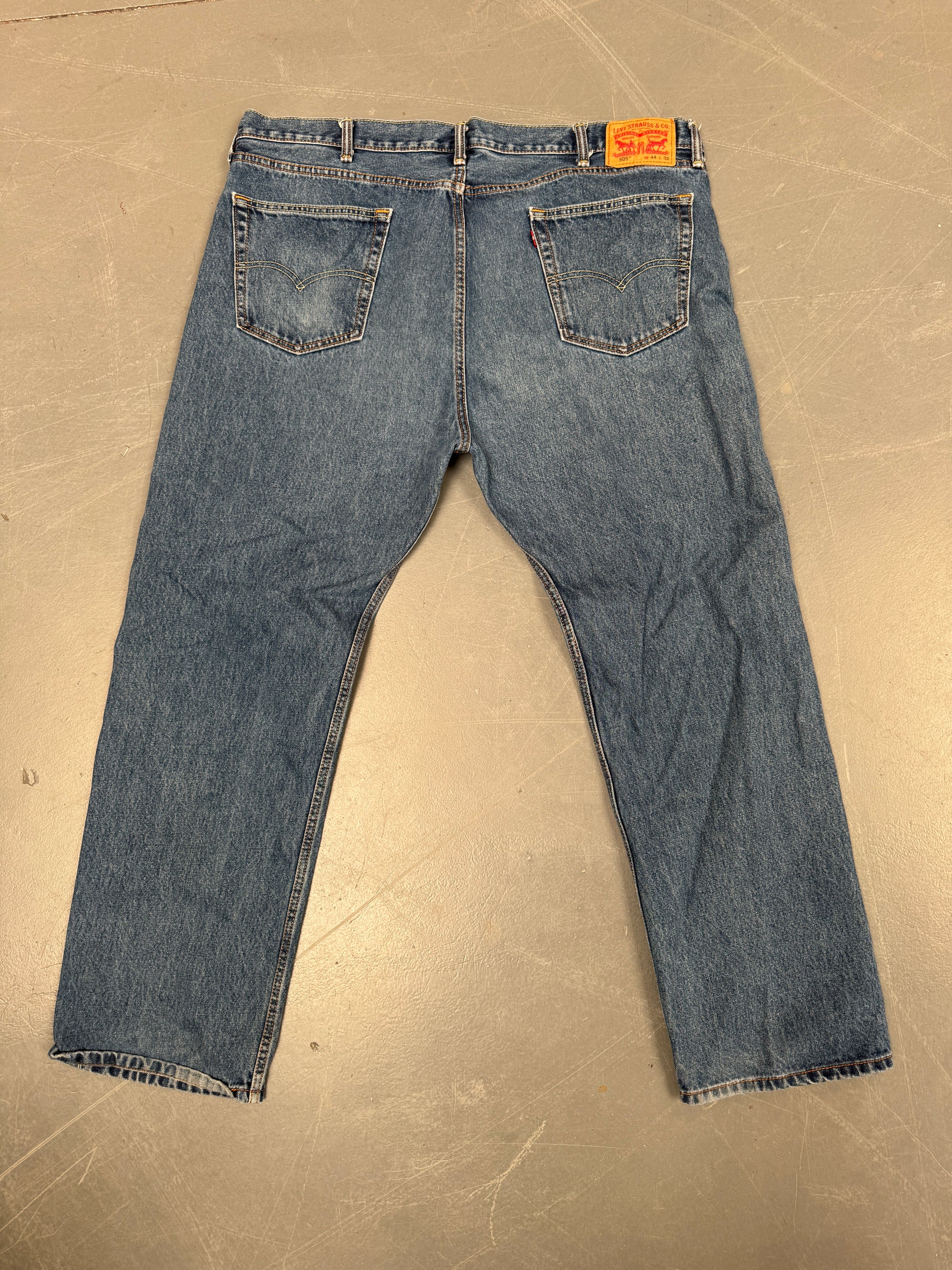 Mens Levis 505 Regular Fit Vintage Jean - W 42 L 31