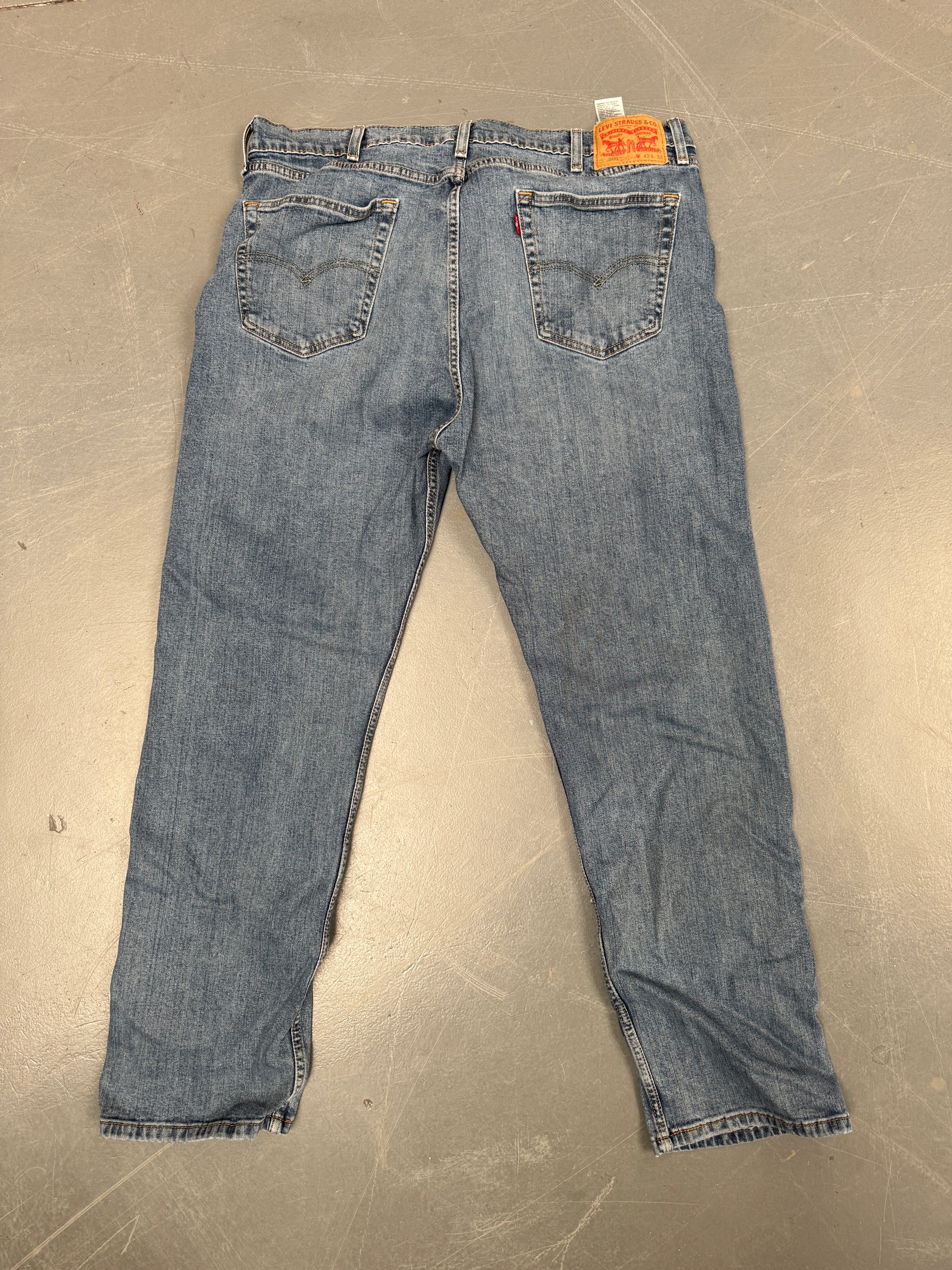 Mens Levis 505 Regular Fit Vintage Jean - W 38 L 30