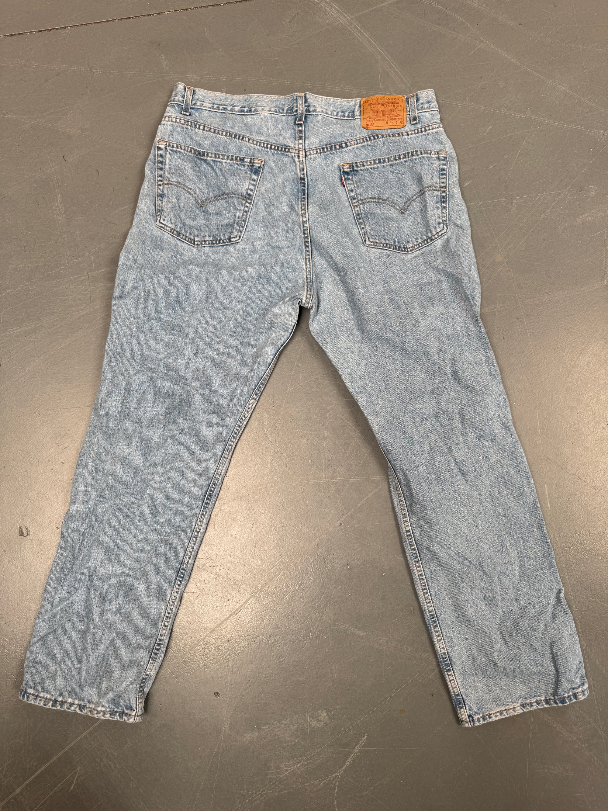 Mens Levis 505 Regular Fit Vintage Jean - W 38 L 31