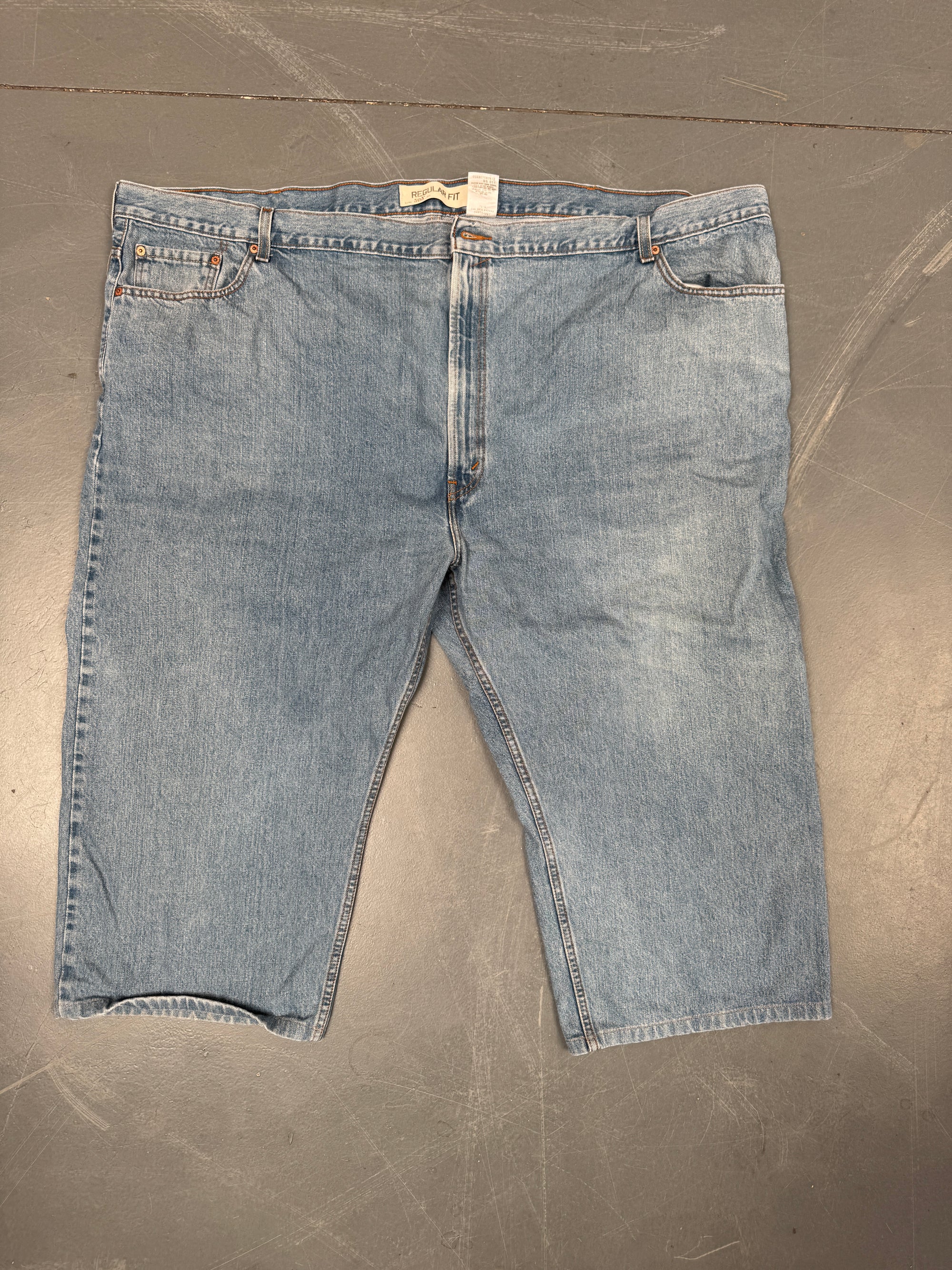 Mens Levis 505 Regular Fit Vintage Jean - W 56 L 22