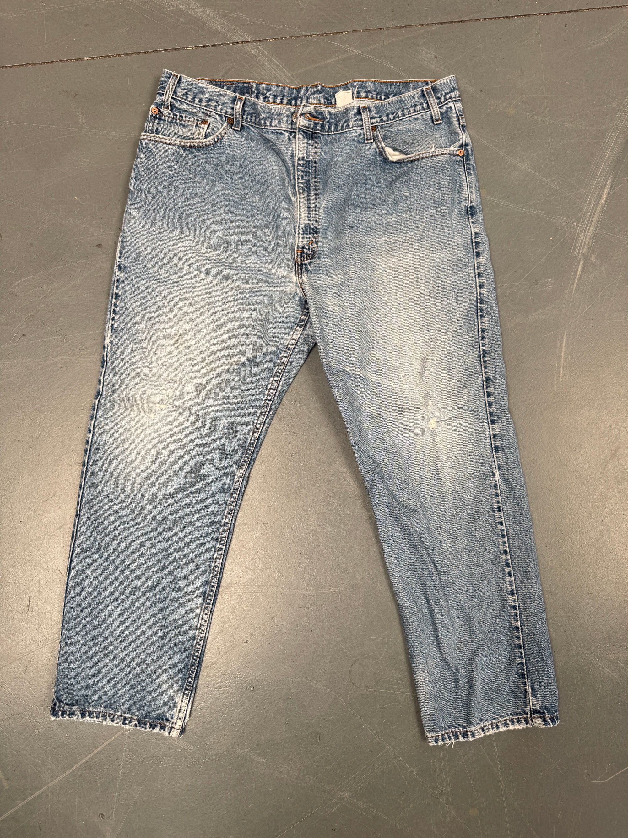 Mens Levis 505 Regular Fit Vintage Jean - W 38 L 29