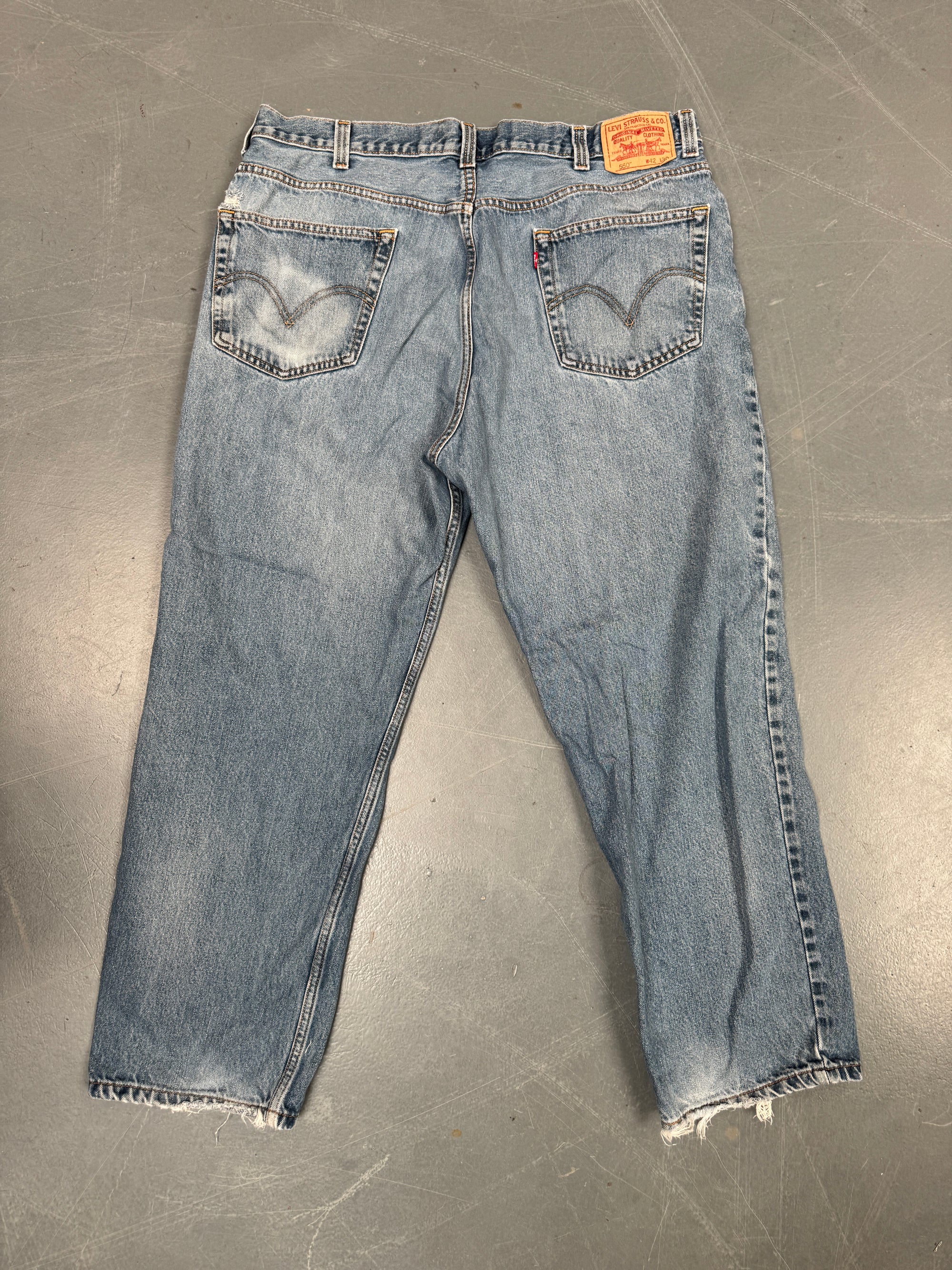 Mens Levis 550 Relaxed Fit Vintage Jean - W 40 L 29