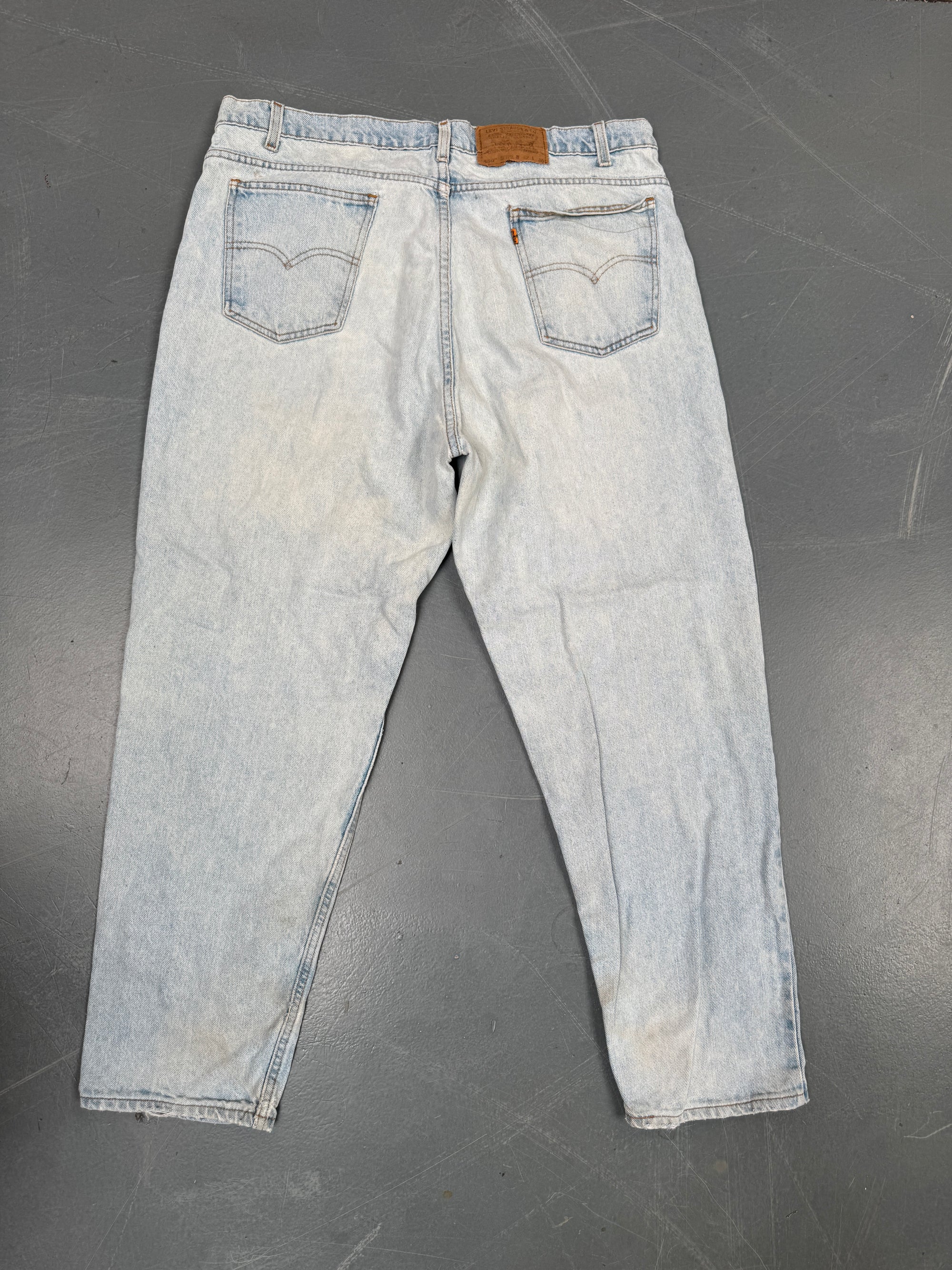Mens Levis 550 Relaxed Fit Vintage Jean - W 38 L 29