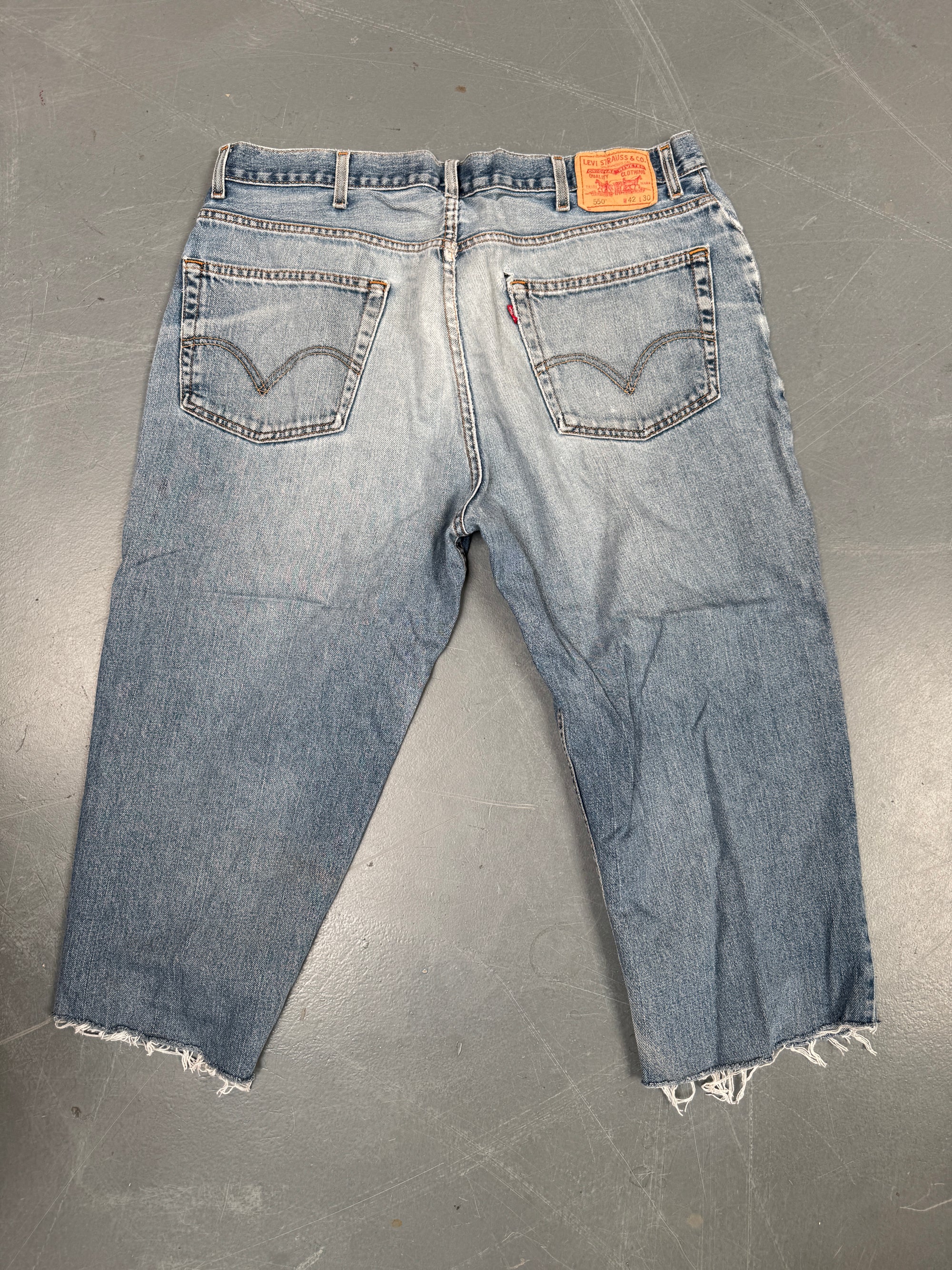 Mens Levis 550 Relaxed Fit Vintage Jean - W 38 L 22
