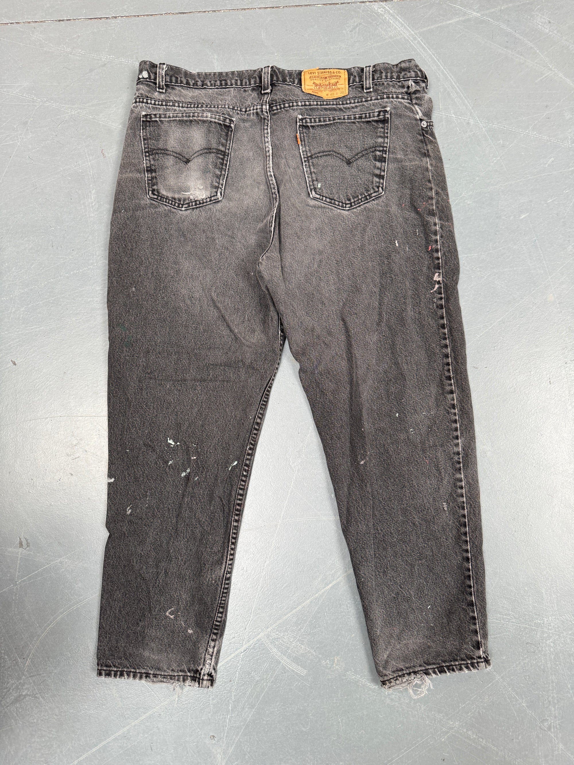 Mens Levis 550 Relaxed Fit Vintage Jean - W 40 L 28