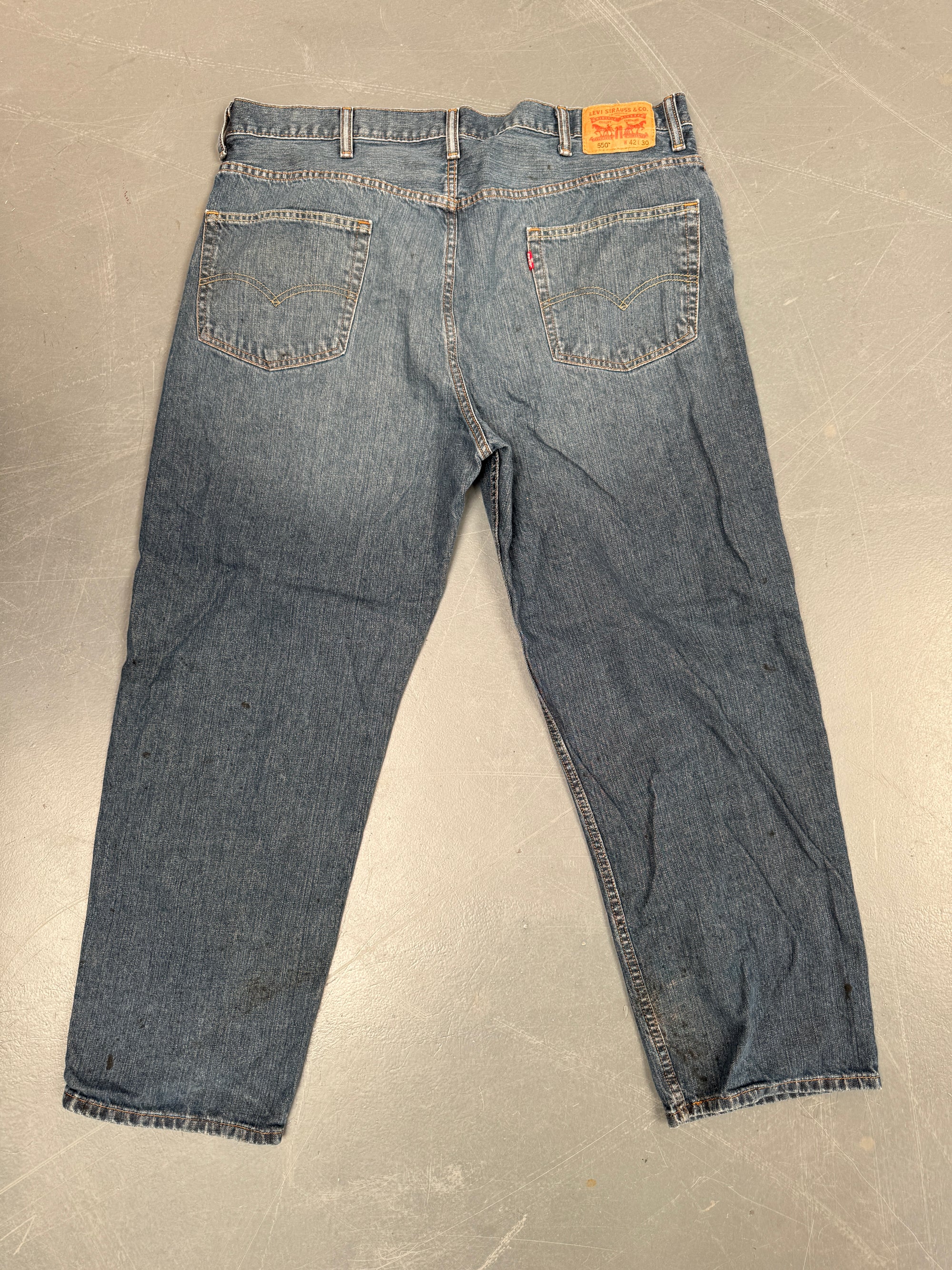 Mens Levis 550 Relaxed Fit Vintage Jean - W 40 L 29