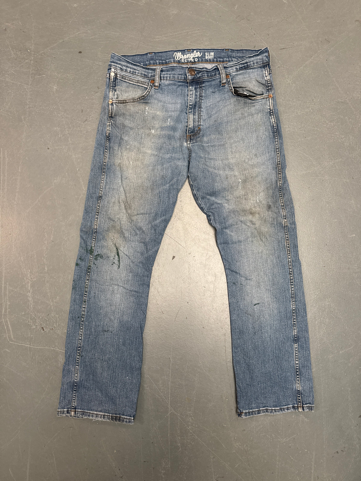 Wrangler Old Patch Regular Fit Vintage Jean 90s - W 34 L 29 - W20