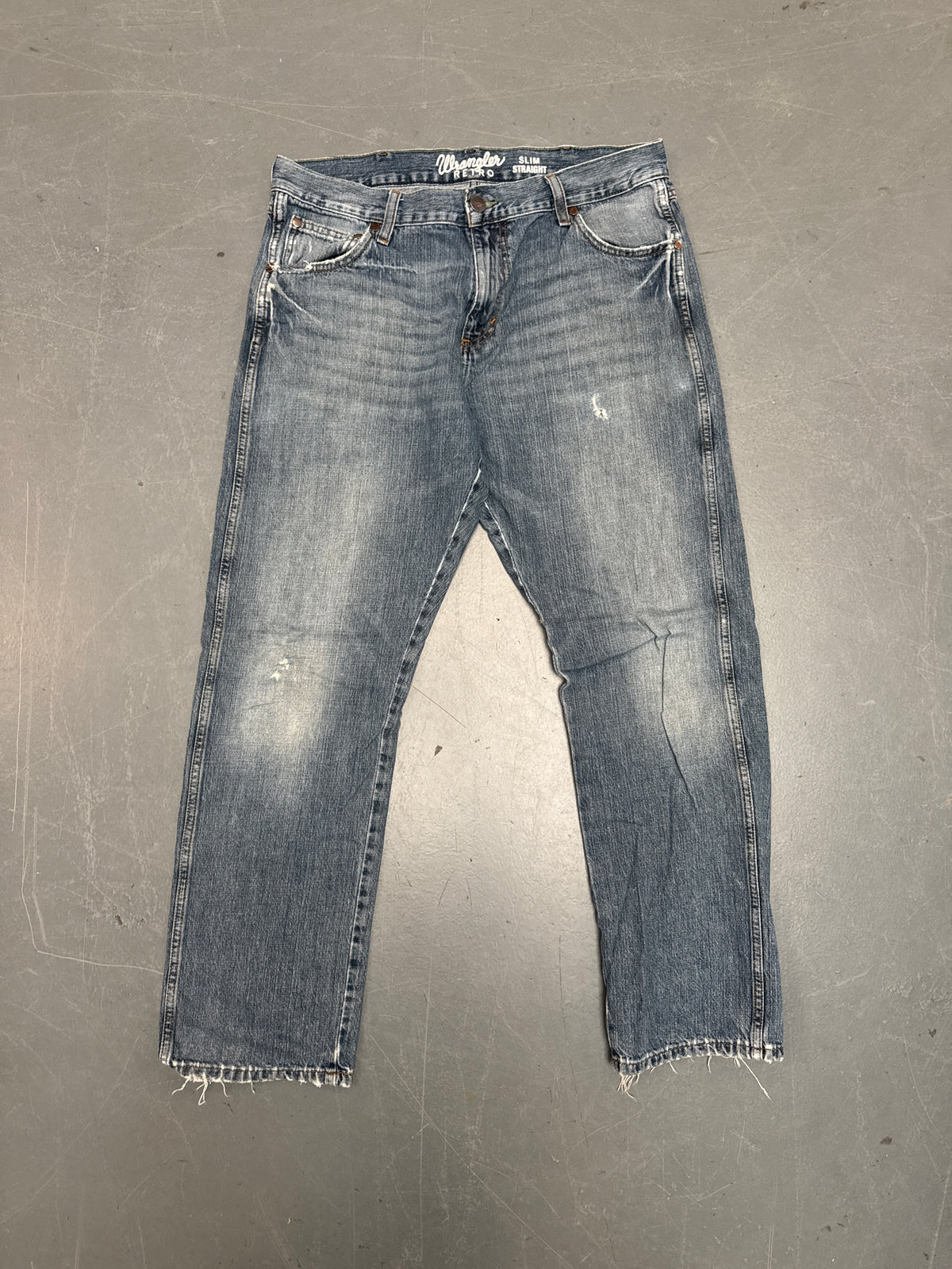 Wrangler Old Patch Regular Fit Vintage Jean 90s - W 34 L 32 - W32