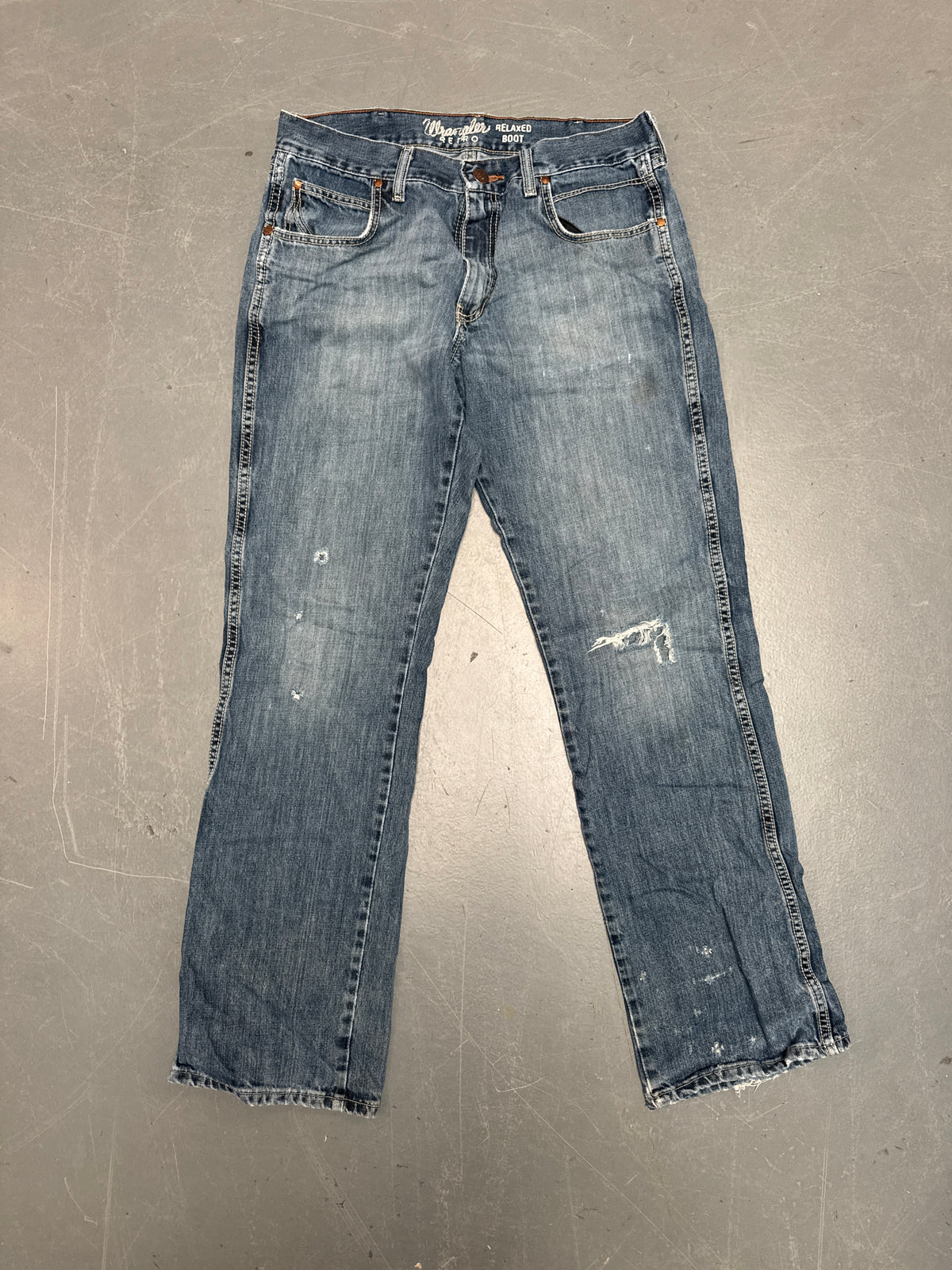Wrangler Old Patch Regular Fit Vintage Jean 90s - W 32 L 34 - W42