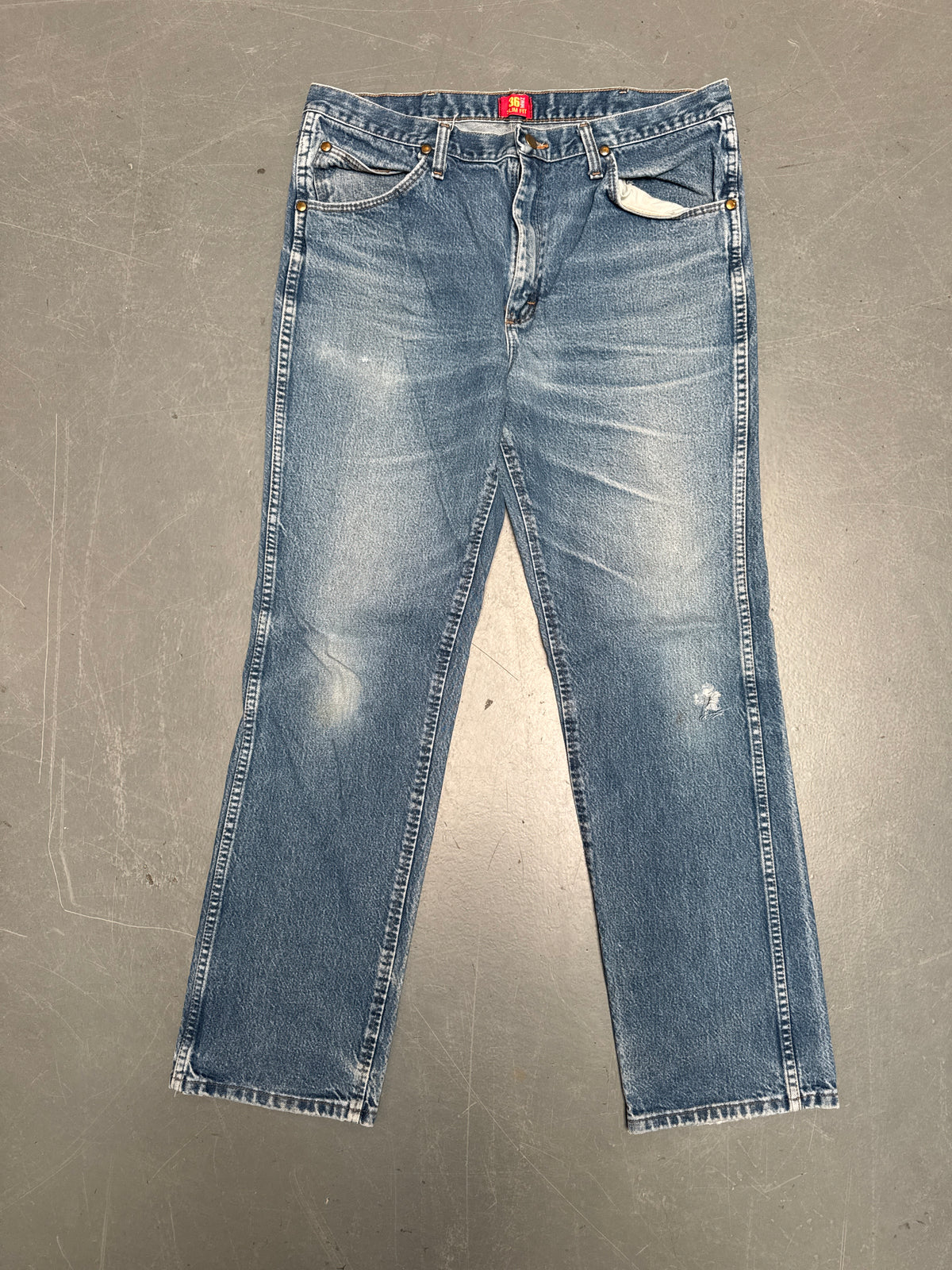 Wrangler Old Patch Regular Fit Vintage Jean 90s - W 34 L 32 - W89