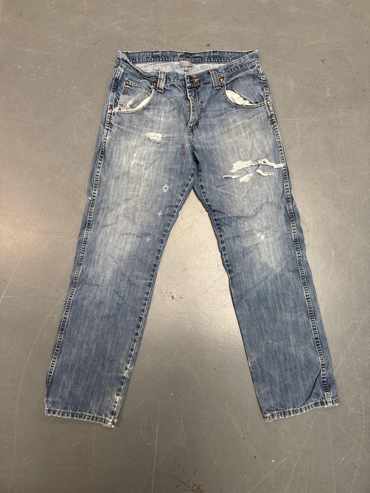 Wrangler Old Patch Regular Fit Vintage Jean 90s - W 32 L 34 - W108